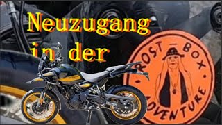 Ein neues Motorrad zieht ein