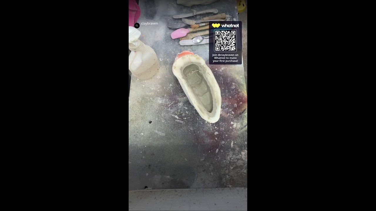 ClayBraven studio: today's concrete sculpture work