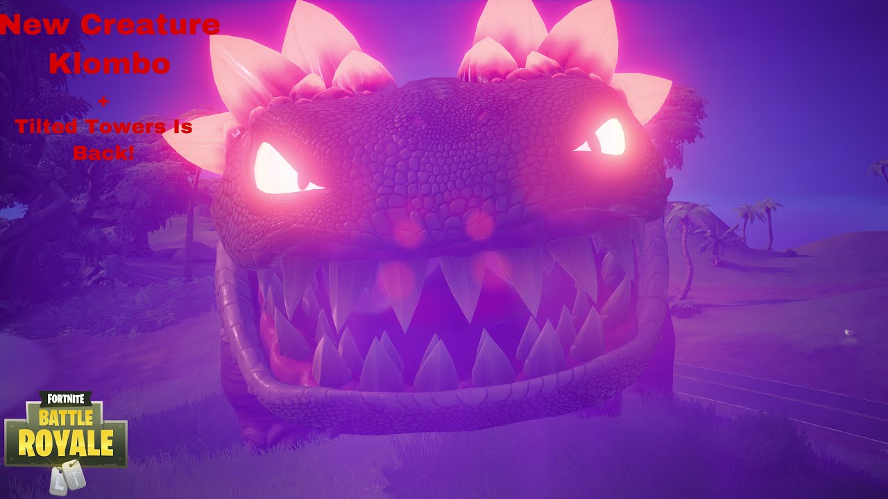 Fortnite Funny Moments - Checking Out Tilted Towers & New Creature Klombo!