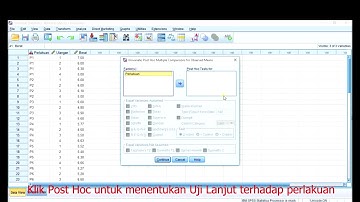 Tutorial Rancangan Acak Lengkap (RAL) menggunakan SPSS