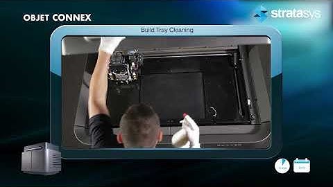 Stratasys Academy | Connex Series: Cleaning the Build Tray