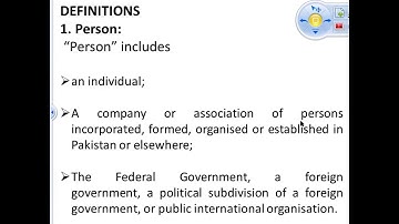 Principlea of Taxation Lecture 02