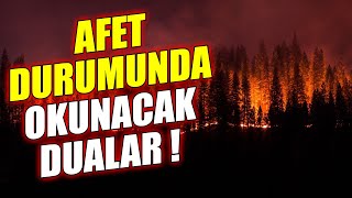 Afet Durumunda Okunacak Dualar 