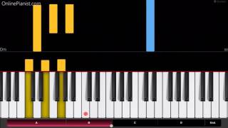 Yann Tiersen - La valse d'Amélie - EASY Piano Tutorial chords