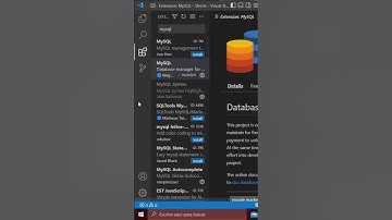Connecting to MySQL Database from Visual Studio Code | Step-by-Step Guide