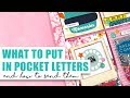 POCKET LETTERS // What Goodies to Include and How to Package Them Up!