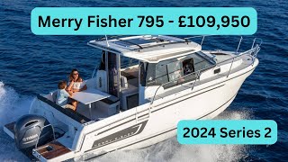 Boat Tour - 2024 Merry Fisher 795  - £109,950 - Series 2, Deeper V-Hull & Bigger Engine up to 250hp