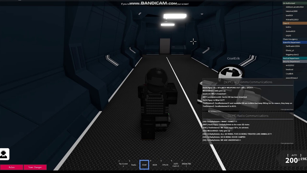 Roblox Area 113 Gameplay As Mtf Rrt Youtube - redacted 1 roblox