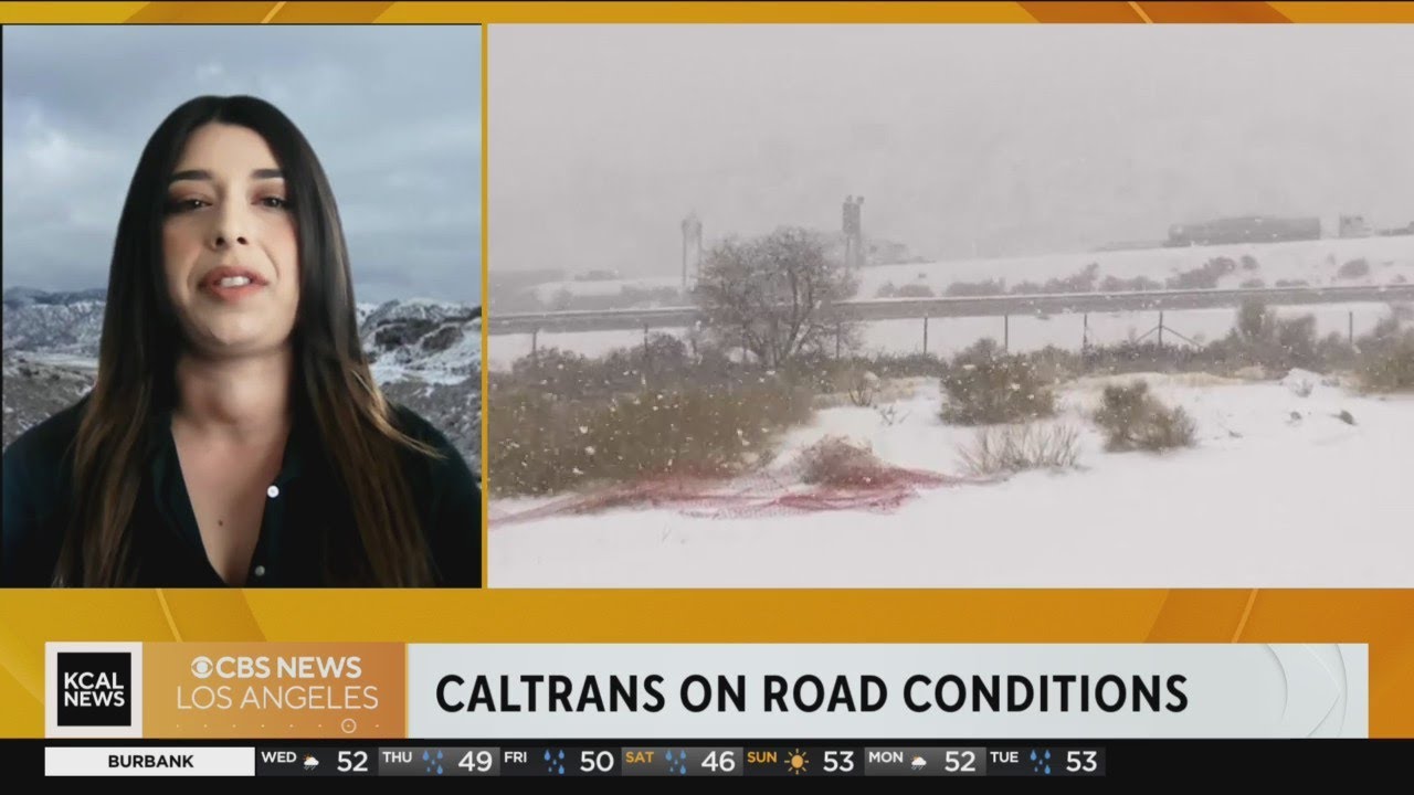 Staying safe on SoCal roads during winter storm - YouTube