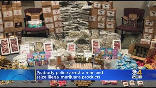 Peabody Police Arrest Man, Seize Illegal Marijuana Products