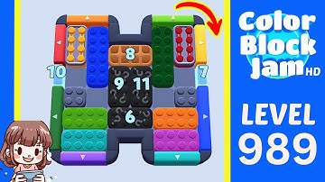 Color Block Jam Level 989 Solution Walkthrough