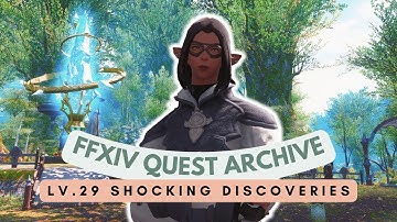 Central Shroud: Lv.29 Shocking Discoveries | No Commentary | FFXIV Quest Archive