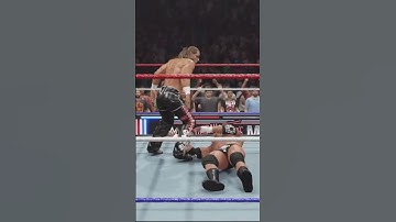 a punch off between Triple h and shawn micheals ends with micheals unloading everything on Triple H