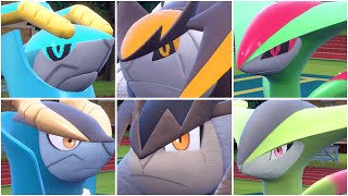 FULL SWORDS OF JUSTICE PARADOX POKEMON! Iron Boulder, Crown, Leaves, Terrakion, Virizion, Cobalion