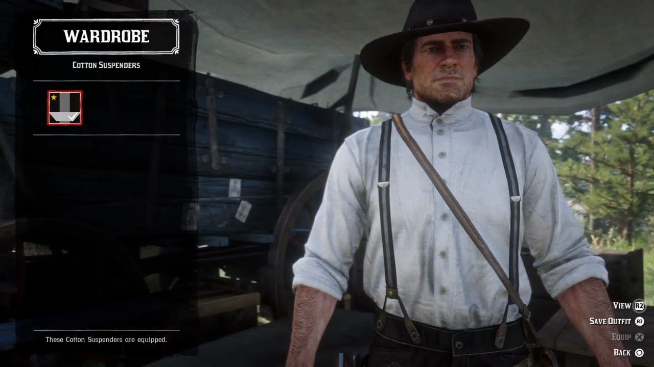 Red Dead Redemption 2 Arthur Morgan Dress Changed Ps4 Pro Youtube