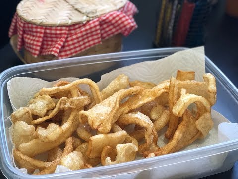 Kali ini kita akan menampilkan video cara menggoreng kerupuk kulit agar mengembang dan mekar, Krupuk. 