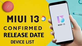 MIUI 13 ELIGIBLE DEVICE LIST | ANDROID 11 UPDATE WITH MIUI 13 SUPPORTED DEVICES