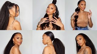10 Different Hairstyles With Clips Kinky Coarse From