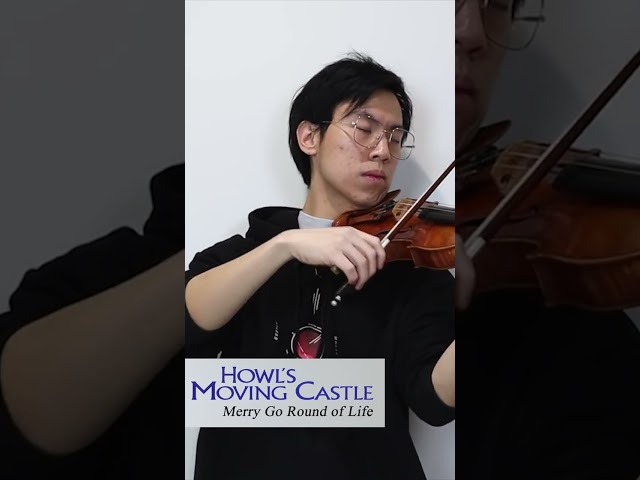 Howl's Moving Castle #twosetviolin #shorts class=