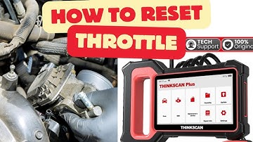 How to Reset Throttle with Thinkscan Scanner  Complete Guide | relearn Throttle | Throttle program