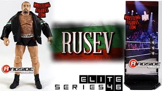 Wwe Figure Insider Rusev - Wwe Elite Series 46 With New Display Diorama