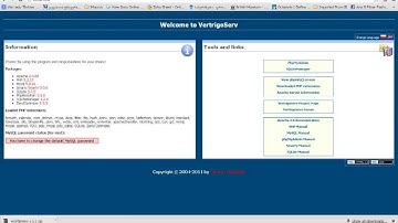 installing wordpress on vertrigo server