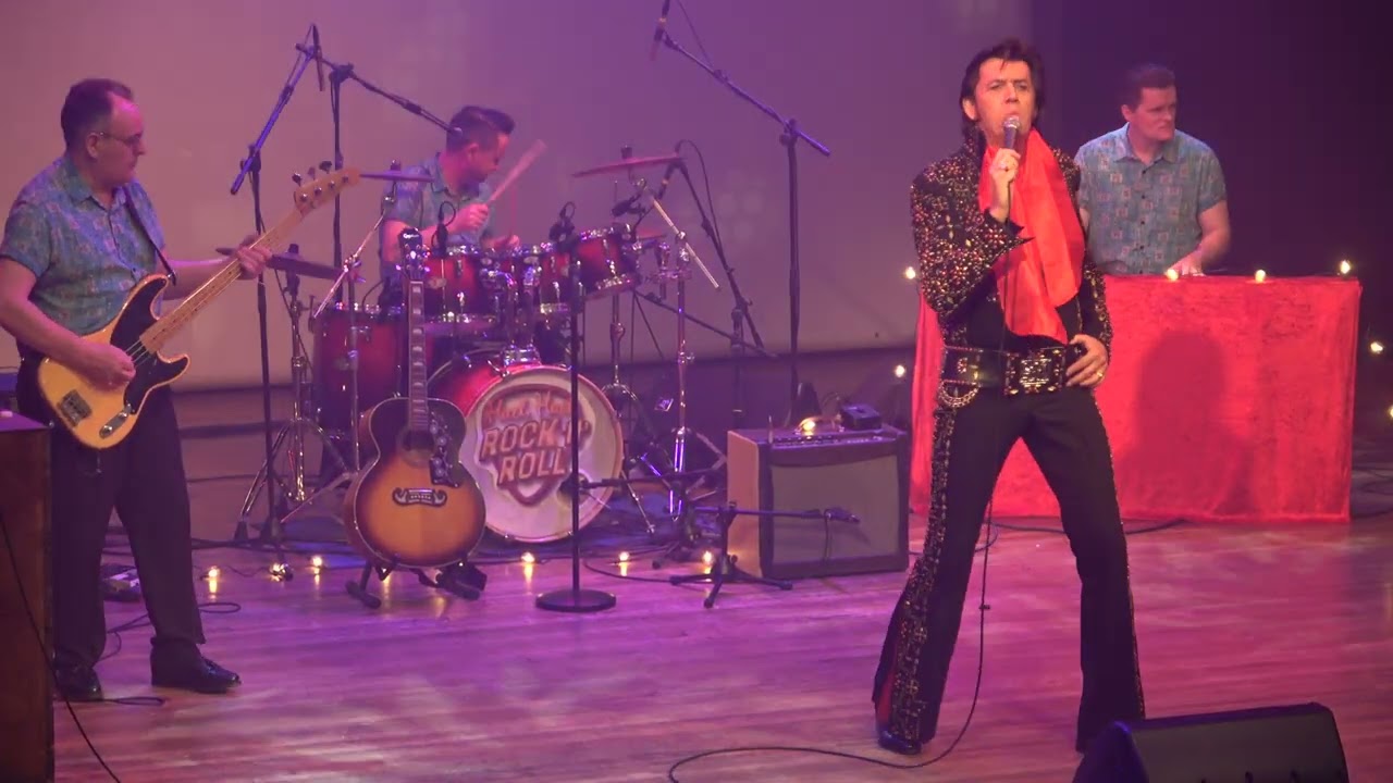 RICHARD ATKINS (ELVIS) Polk Salad Annie HAIL HAIL ROCK 'N' ROLL SHOW Dartford 26/1/2024