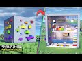 ⛏️ 마인크래프트 거대한 레인보우 광석 집짓기 :: 🌈 Minecraft Huge Rainbow Ore House Build Tutorial 💎