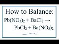 Chemical Equation Analysis and Balancing