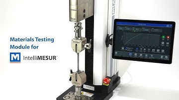 Materials Testing with IntelliMESUR® Tensile Testers