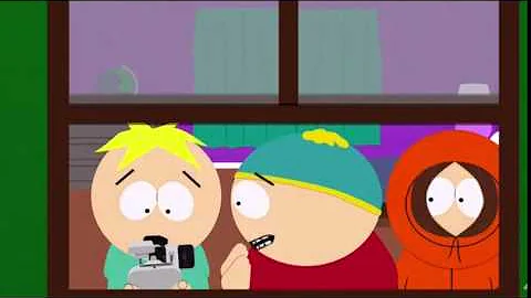 Cartman and Butters fly a drone