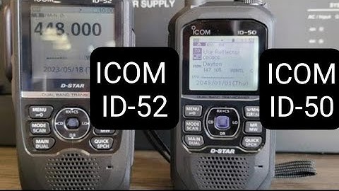 ICOM ID52 & NEW ICOM ID50