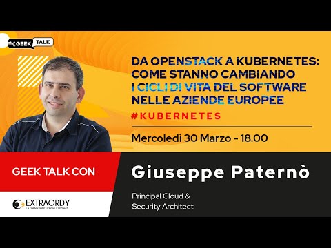 Road to containerized infrastructure: CI/CD con #Kubernetes! GeekTalk con Giuseppe Paternò