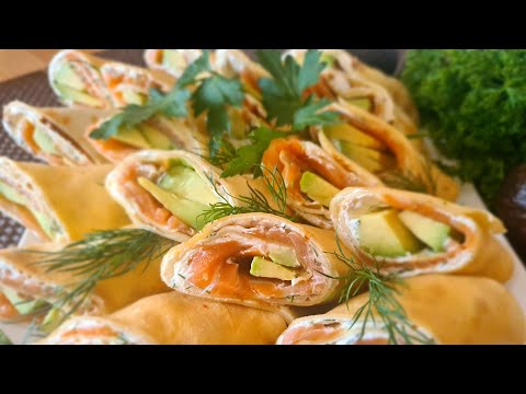 Video: Pfannkuchen Mit Lachs Und Frischkäse