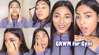 GRWM to go to Gym - Skincare + Minimal Natural Makeup Look by Kareena Malik 14,617 views 5 months ago 6 minutes, 27 seconds