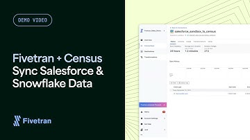 How to Sync Salesforce and Snowflake Data with Fivetran + Census