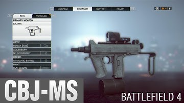 Battlefield 4 - PDW - CBJ-MS (Gameplay/Live Commentary) - Paracel Storm - TDM