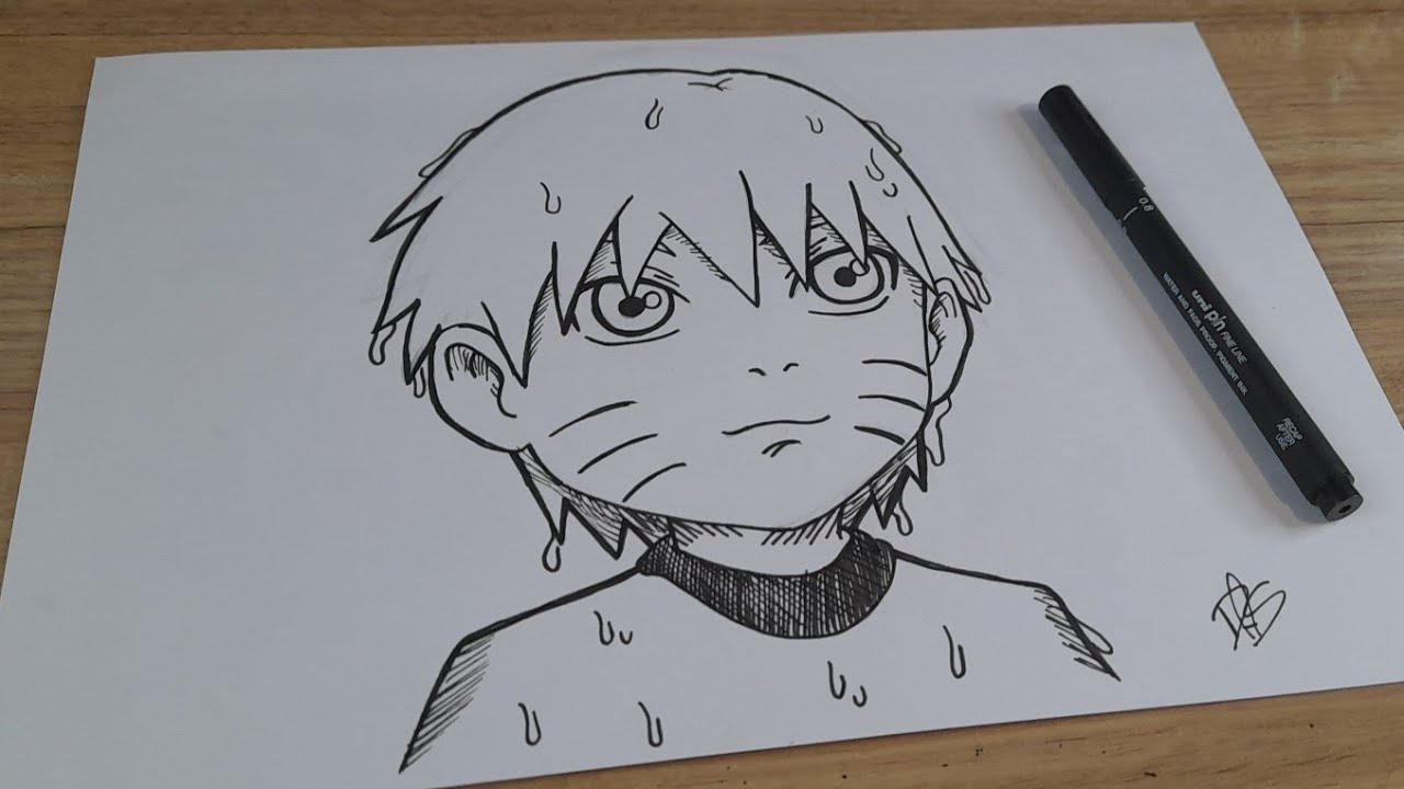 COMO DESENHAR O NARUTO UZUMAKI CRIANÇA PASSO A PASSO - YouTube