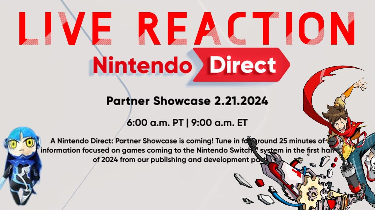 Nintendo Partner Direct 2024 LIVE Reaction YouTube