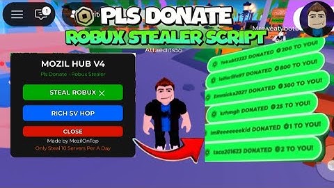 [🤑] Pls Donate Robux Script — Pls Donate | Keyless · Safe · 100% Working 🤯