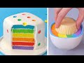 Dice Cake | Awesome Rainbow Cake Decorating Ideas | Beautiful Colorful Cake Decorating Tutorials