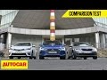 Hyundai Elantra VS Toyota Corolla Altis VS Skoda Octavia | Comparison Test | Autocar India