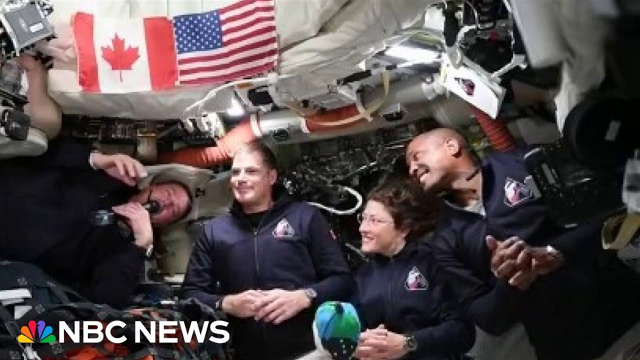 NBC News speaks with Artemis II crew during their moon mission