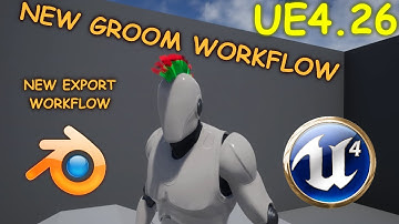 NEW Dynamic Hair Tutorial - Blender to Unreal Engine 4 Groom UE4.26