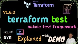 Terraform Test - Terraform v1.6.0 - Native Test Framework for IaC, Explained with Demo