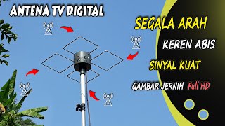 🔥 Masukan antena segala arah di TV dan tonton semua saluran di dunia dalam Full HD!