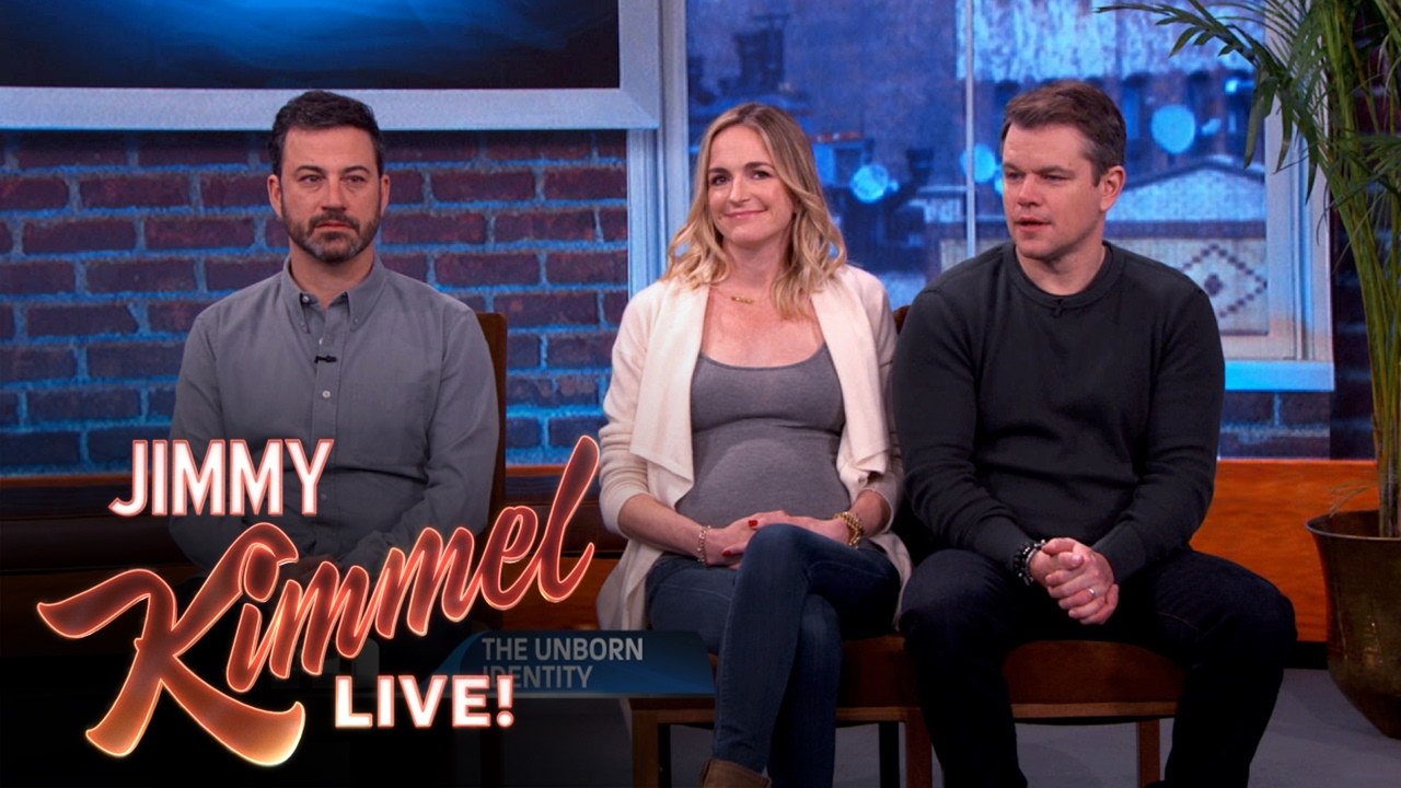 Jimmy Kimmel, Matt Damon have awkward dinner for Jon Stewart's charity event