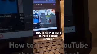 How to watch YouTube shorts in a school computer #school #hacks #easysteps