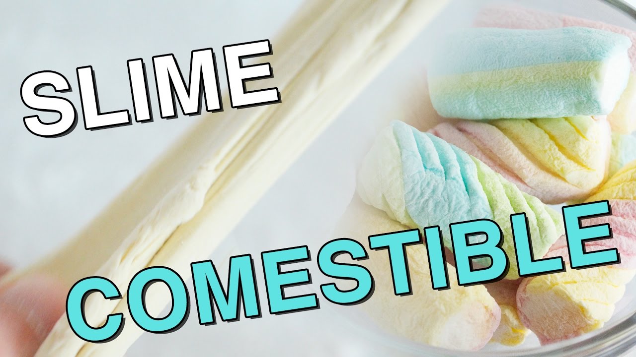 SLIME COMESTIBLE con 2 ingredientes en 2 minutos - YouTube