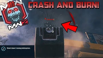 MWZ "CRASH AND BURN" SHOOT DOWN 3 ENEMY HELICOPTERS! EASY GUIDE MW3